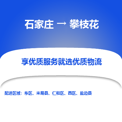 石家莊到攀枝花物流公司-石家莊物流到攀枝花專線（市縣鎮-均可派送）